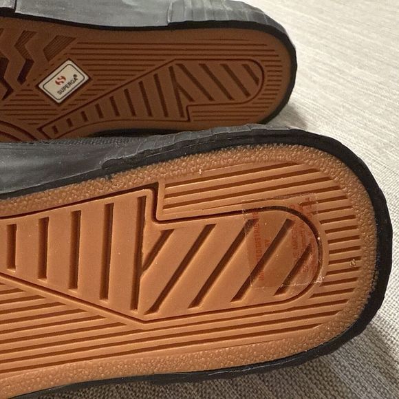 Superga Women's 7.5 Men 6  Stripe Sneaker Full Black 2630 - Picture 7 of 11